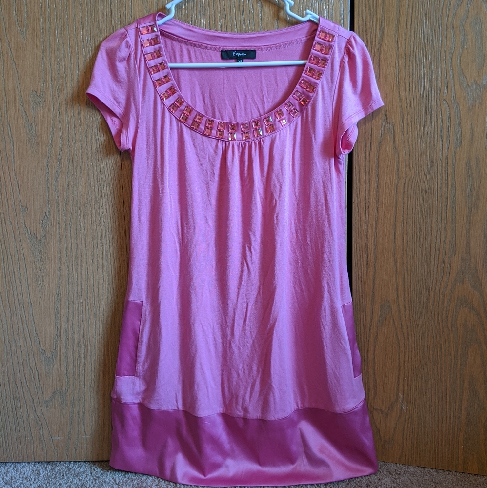 Express cap sleeve dress